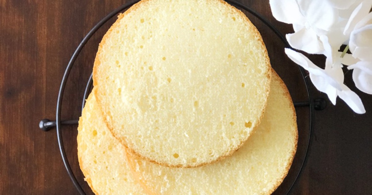 完全版 スポンジケーキ 12cm レシピ 作り方 By Zezzy クックパッド 簡単おいしいみんなのレシピが360万品