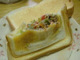【☆ホットサンド☆(タコス風)】