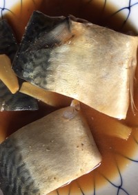 インスタント味噌汁で作る鯖の味噌煮。