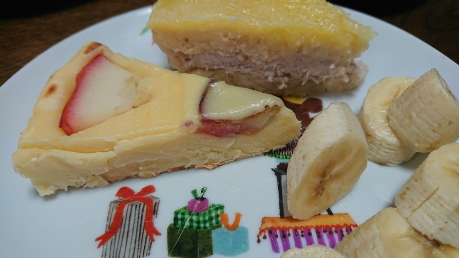 チーズのせアップルレモンヨーグルトケーキの画像