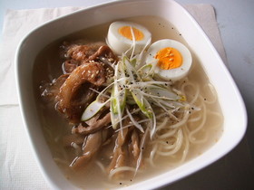 簡単☆塩だれで旨塩ラーメン