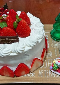 メリークリスマス☆苺のショートケーキ