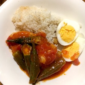 ひよこ豆ライスfeat.チキンガンボ