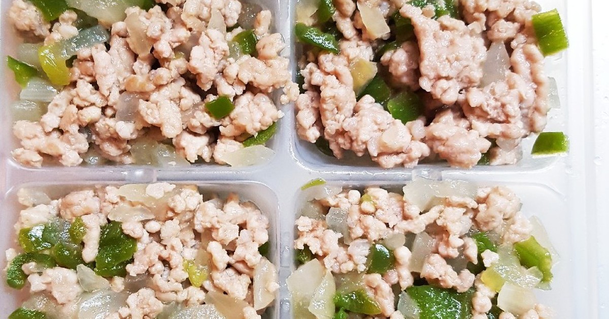 離乳食完了期 肉野菜ミックス2 冷凍ok レシピ 作り方 By わしん君 クックパッド 簡単おいしいみんなのレシピが356万品
