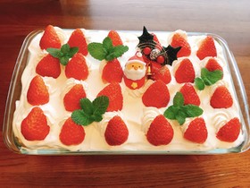 クリスマスにスコップケーキ♪