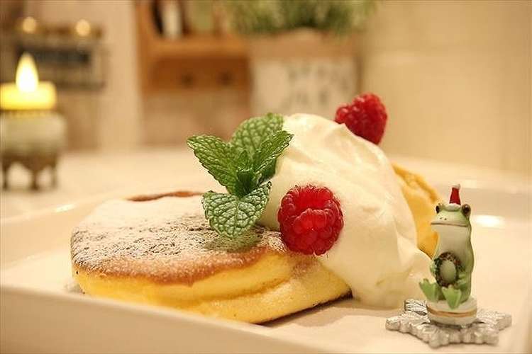 ふわしゅわパンケーキ 米粉ふわしゅわモチ レシピ 作り方 By コリスのおうちお菓子 クックパッド 簡単おいしいみんなのレシピが351万品