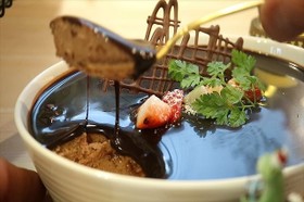 チョコムース☆簡単本格フワトロ☆