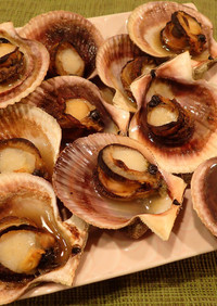 アカザラ貝の貝焼き