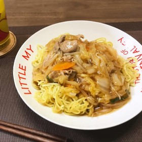節約レシピ☆中華あんかけ焼そば