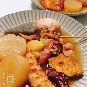 簡単♡おでん出汁♡圧力鍋の作り方も