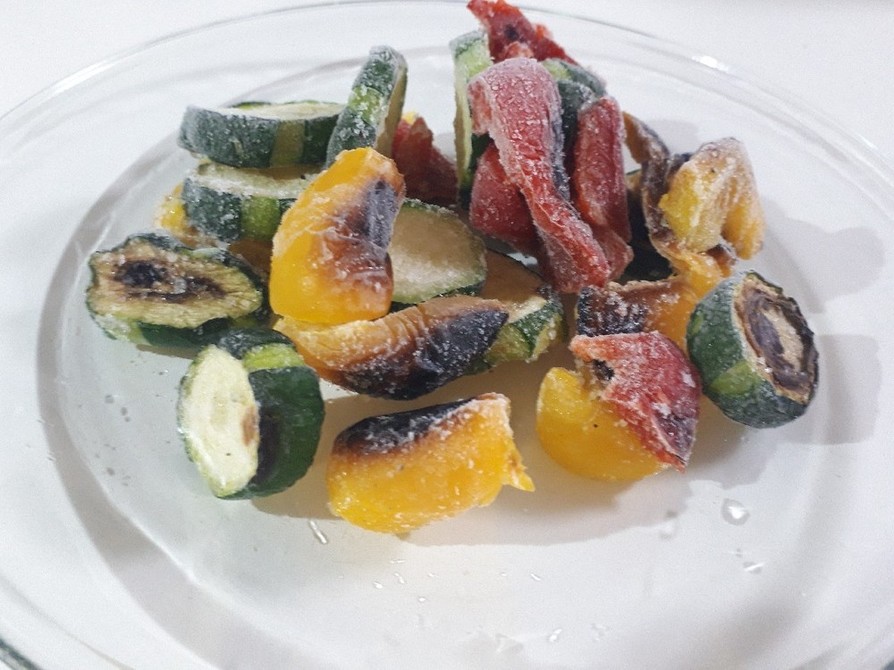 彩り野菜のグリル(冷凍保存用)の画像