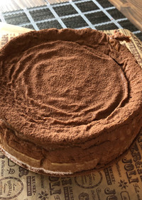 糖質控えめチョコレートチーズケーキ