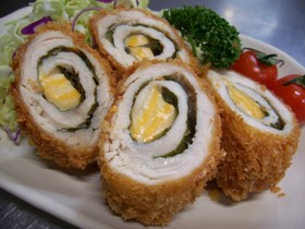 大葉入り☆ささみチーズフライ♪