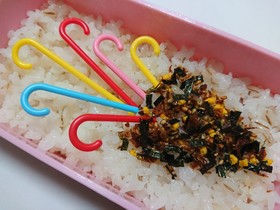 簡単デコ弁☆パーティークラッカーご飯