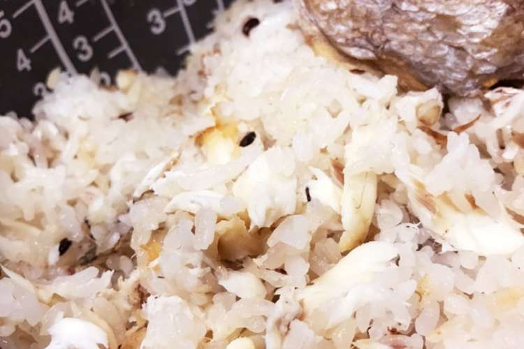 絶品 残った鯛の塩焼きで鯛めし レシピ 作り方 By Mngyui クックパッド 簡単おいしいみんなのレシピが359万品
