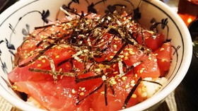 鮪の切り落としDE漬け丼
