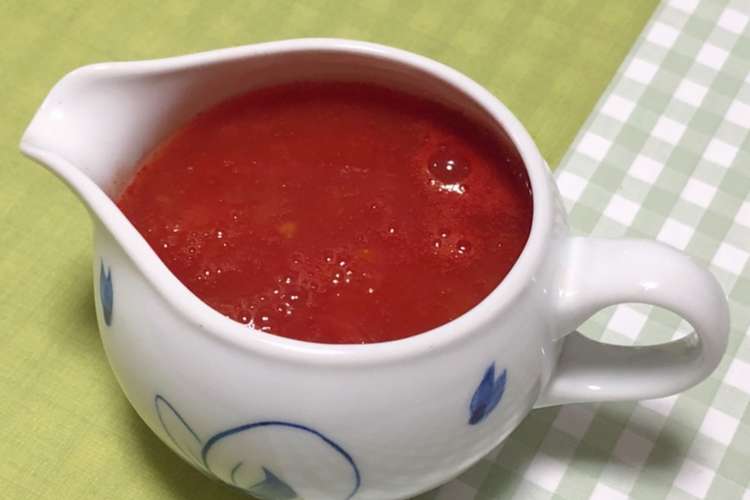 オムライスソース 生トマト煮込みソース レシピ 作り方 By もぐもぐ人 クックパッド 簡単おいしいみんなのレシピが357万品
