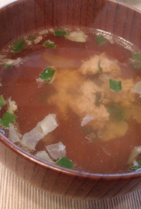 余った餃子の具で作る簡単中華スープ