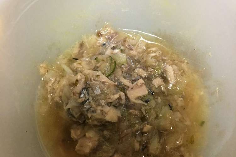 離乳食 サバ水煮缶と野菜煮 後期 完了期 レシピ 作り方 By にゃ ぶる クックパッド 簡単おいしいみんなのレシピが360万品