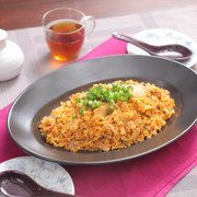 カリフラワーライスでヘルシーキムチ炒飯☆の写真