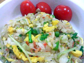 ◎春の菜の花チャーハン◎お手軽ご飯~