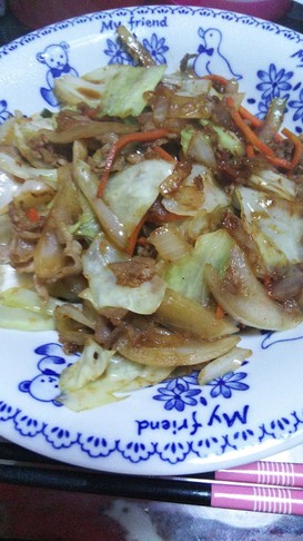 豚肉の野菜炒め
