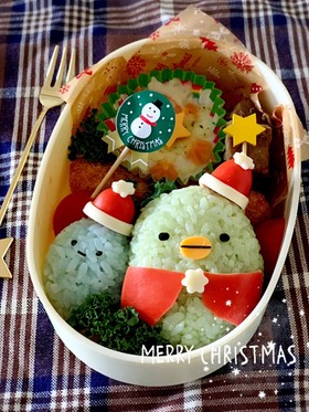 すみっコぐらしXmasキャラ弁ぺんぎん?