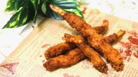 小さいえびで!豪華なジャンボエビフライ