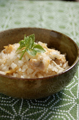 あさりの炊き込みご飯