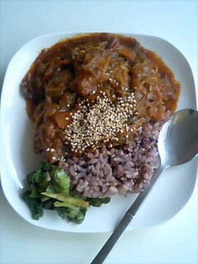 豆豆トマカレー