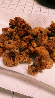砂肝唐揚げ♪豆板醤ニンニク味♪の写真