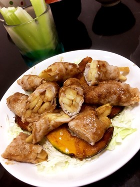 簡単★豚ロース巻き