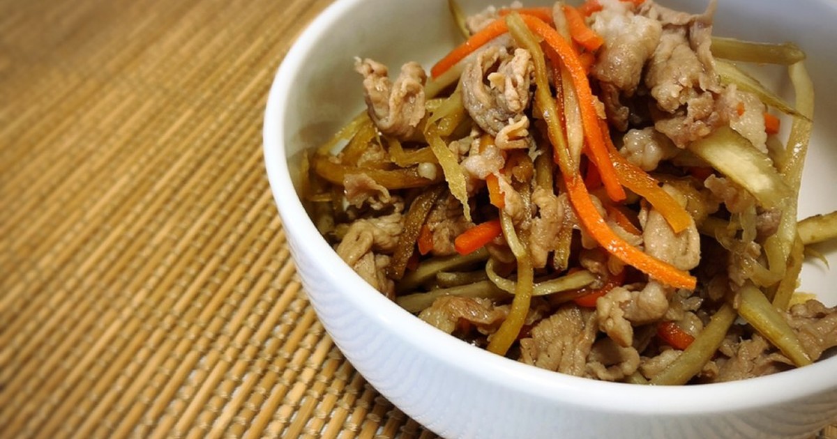 【みんなが作ってる】 きんぴらごぼう 豚肉のレシピ 【クックパッド】 簡単おいしいみんなのレシピが321万品