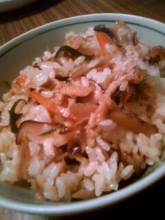 しいたけご飯*:・
