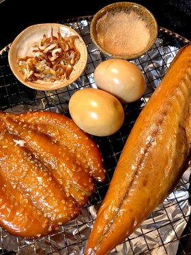 中華鍋で室内簡単燻製作り♬