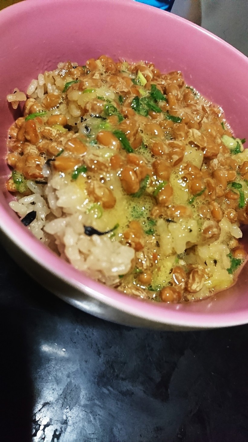 TKG☆in納豆混ぜ炊き込みご飯の画像