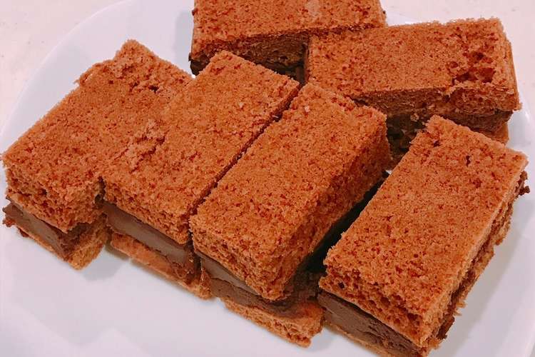 バレンタイン レンジで簡単生チョコサンド レシピ 作り方 By クックまいななパパ クックパッド