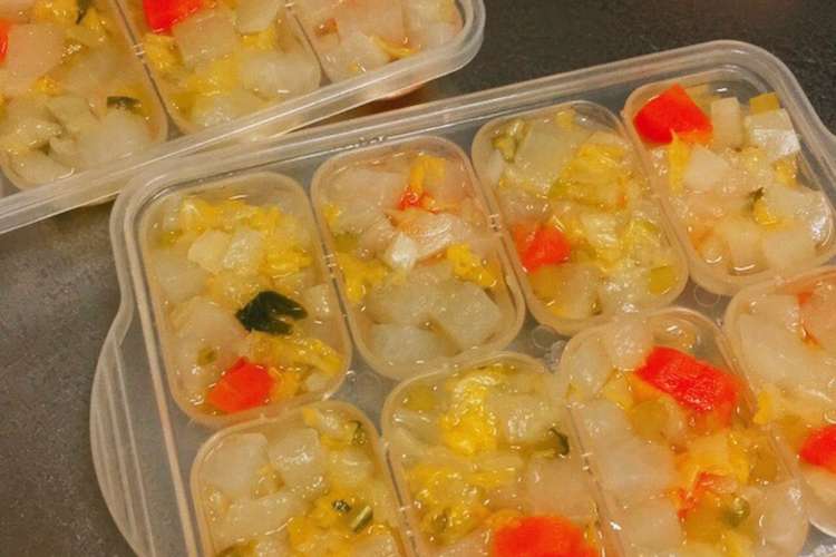 モグモグ期 離乳食 ストック レシピ 作り方 By Yukamaru クックパッド 簡単おいしいみんなのレシピが360万品