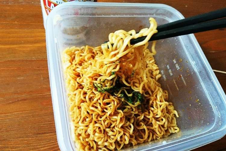 日清焼そばをufo化 笑 したった レシピ 作り方 By ばりめらいす クックパッド 簡単おいしいみんなのレシピが366万品