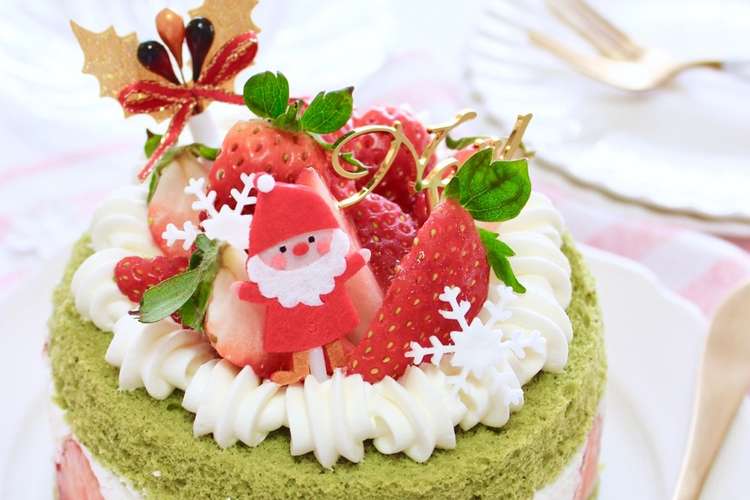 クリスマスカラーの抹茶フレジェ レシピ 作り方 By もっちゃん クックパッド 簡単おいしいみんなのレシピが355万品