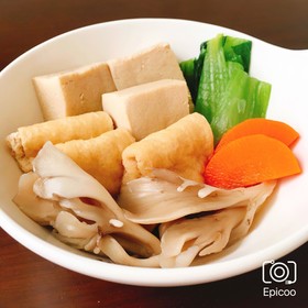 入れて煮るだけ!高野豆腐の簡単減塩煮物