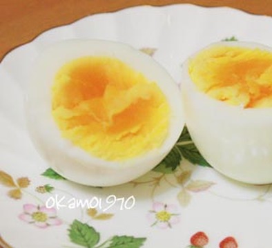 絶妙なゆで卵の作り方の写真