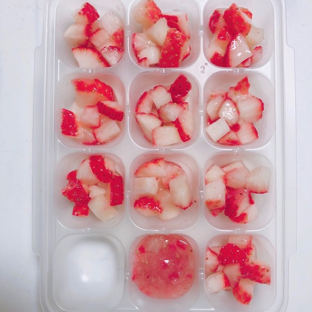 離乳食 中後期 いちご 冷凍保存 レシピ 作り方 By Fuu Mama クックパッド 簡単おいしいみんなのレシピが360万品