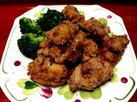 家族が大好き♫鶏モモ肉ガッツリ唐揚げ!