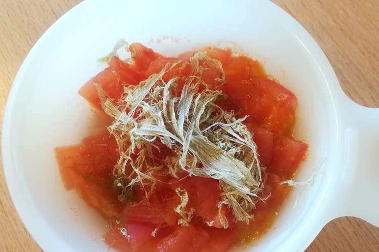 離乳食 トマトのとろろ昆布和え レシピ 作り方 By マイコケ クックパッド