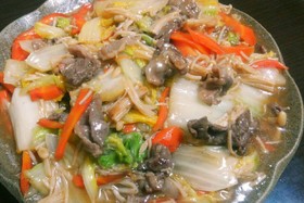 白菜と牛肉の中華風炒め♡簡単!美味しい!