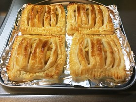簡単!冷凍パイシートのアップルパイ!
