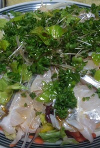 【男飯】太刀魚のカルパッチョ