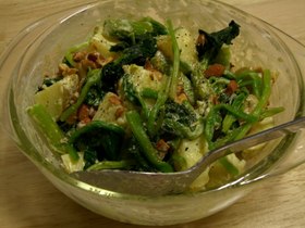 満腹の新じゃがサラダ(^_^)