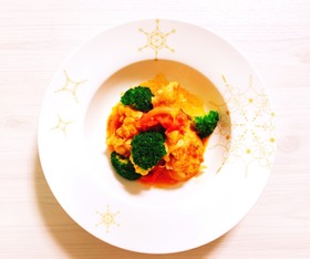 レンジで簡単!手羽元のトマト煮込み